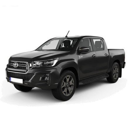 Protection de seuil de porte en acier inoxydable Toyota Hilux fabrication 09.2016 - présent, carrosserie pick-up