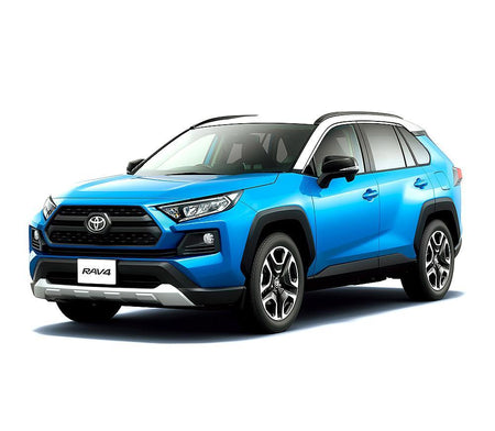 Protection de seuil de porte en acier inoxydable Toyota RAV4 V fabrication 01.2019 - présent, carrosserie suv