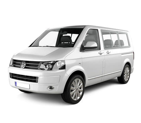Protection de seuil de porte en acier inoxydable Volkswagen T5 Caravelle fabrication 2003 - 05.2015, carrosserie van
