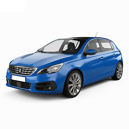 Protection de seuil de porte en acier inoxydable Peugeot 308 III fabrication 12.2021 - présent, carrosserie berline