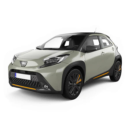 Protection de seuil de porte en acier inoxydable Toyota Aygo X fabrication 04.2022 - présent, carrosserie suv