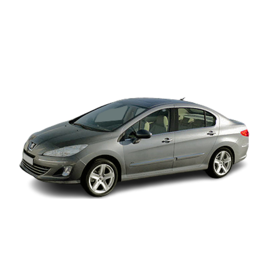 Protection de seuil de porte en acier inoxydable Peugeot 308 I fabrication 10.2007 - 05.2014, carrosserie sedán