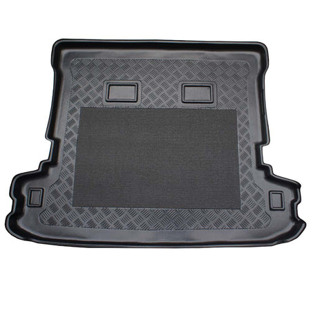 Tapis de coffre Mitsubishi Pajero IV, carrosserie suv, fabrication 04.2007 - 07.2015, 5-7 places, sans 3 ème file de sièges | 192314