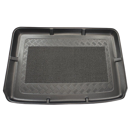 Tapis de coffre Skoda Yeti, carrosserie suv, fabrication 06.2009 - 11.2017, coffre supérieur, la roue complète- normal | 192492