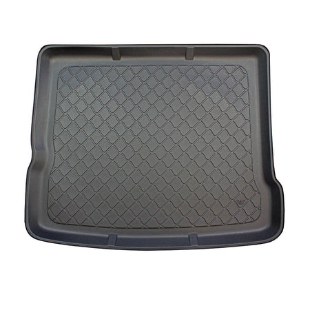 Tapis de coffre Audi Q3 I, carrosserie suv, fabrication 08.2011 - 06.2018, coffre supérieur, la roue de dépannage- petite | 193206GRD