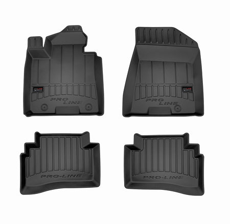 Tapis avec bords relevés Hyundai Tucson III, fabrication 07.2015 - 09.2020, carrosserie suv sans prétensionneur de ceinture de sécurité derrière le siège du conducteur | 3D407138