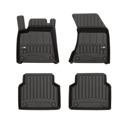Tapis avec bords relevés Audi A8 D4, fabrication 01.2010 - 09.2013, carrosserie sedán ne correspond pas au empattement long | 3D408128