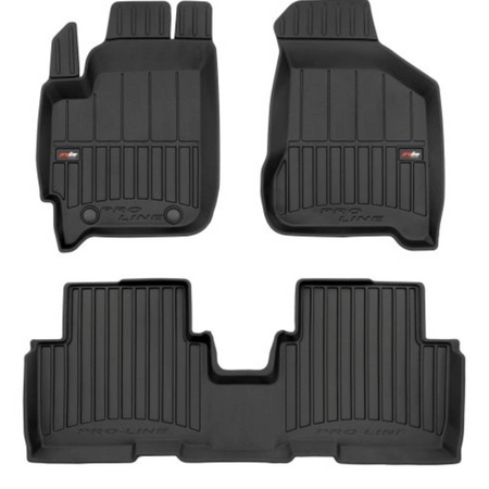 Tapis avec bords relevés Kia Carens II, fabrication 1999 - 10.2006, carrosserie van | 3D426368