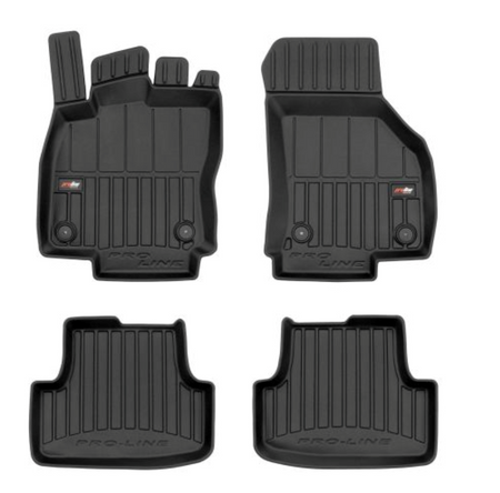 Tapis avec bords relevés Volkswagen Golf 8, fabrication 12.2019 - présent, carrosserie berline | 3D426689