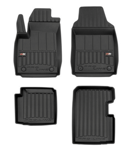 Tapis avec bords relevés Fiat 500 Hybrid, fabrication 02.2020 - présent, carrosserie berline | 3D426696