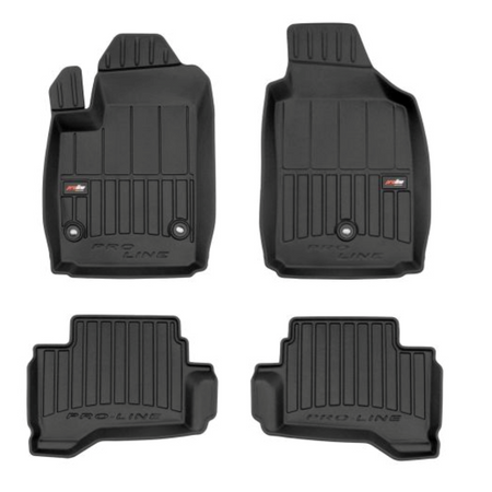 Tapis avec bords relevés Fiat 500 e I Electric, fabrication 2015 - 2020, carrosserie berline | 3D426856