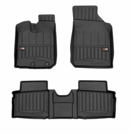 Tapis avec bords relevés Dacia Spring Facelift, fabrication 2024 - présent, carrosserie suv | 3D427488