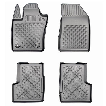 Tapis avec bords relevés Jeep Renegade, fabrication 09.2014 - 06.2018, carrosserie suv ne correspond pas au modèle 4xe plug-in-hybrid | 602689