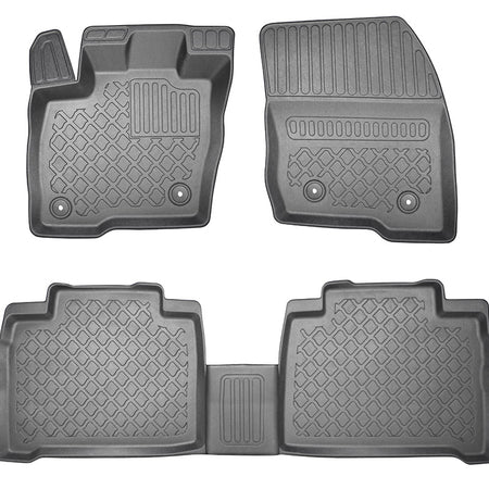 Tapis avec bords relevés Ford Galaxy III, fabrication 09.2015 - présent, carrosserie van 5-7 places, sans 3 ème file de sièges, inclusivement facelift | 603133