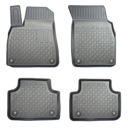 Tapis avec bords relevés Audi Q7 4M, fabrication 06.2015 - présent, carrosserie suv 5-7 places, sans 3 ème file de sièges | 603213