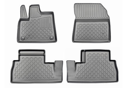 Tapis avec bords relevés Citroen Berlingo e- electric, fabrication 09.2021 - présent, carrosserie van 5-7 places, sans 3 ème file de sièges | 603440