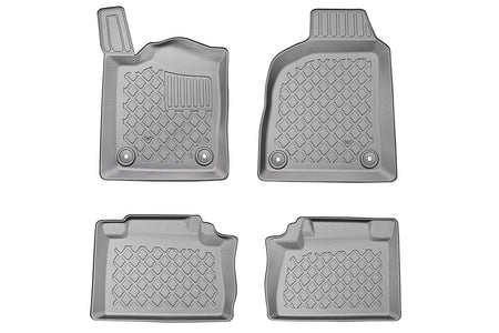 Tapis avec bords relevés Dodge Durango 3 WK2 Facelift 1, fabrication 2014 - 2020, carrosserie suv 7 places, sans 3 ème file de sièges | 604252