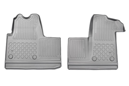 Tapis avec bords relevés Renault Master III, fabrication 2010 - présent, carrosserie van 2-3 places, empattement court, moyen et long | 653489