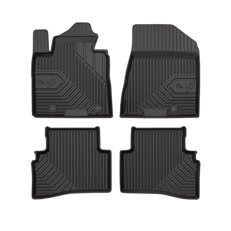 Tapis avec bords relevés Hyundai Tucson III, fabrication 07.2015 - 09.2020, carrosserie suv sans prétensionneur de ceinture de sécurité derrière le siège du conducteur | 77407138