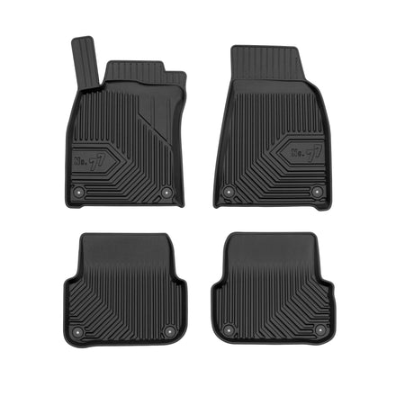 Tapis avec bords relevés Audi A6 C6, fabrication 03.2004 - 2008, carrosserie sedán avant facelift, 37.5 cm de distance entre les fermetures arrière | 77407633
