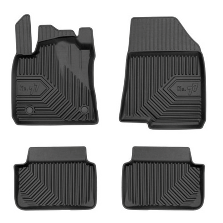 Tapis avec bords relevés Dacia Logan III, fabrication 01.2021 - présent, carrosserie sedån | 77427303