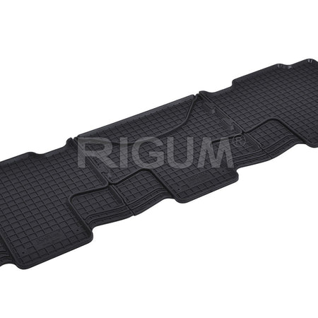 Tapis de voiture Volkswagen T7 Multivan, fabrication 2022 - présent, carrosserie van 3 ème file de sièges | 905656