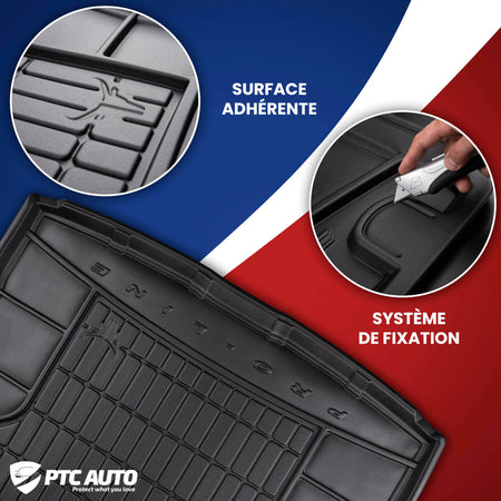 Tapis de coffre Kia Sorento IV XL Hybrid, carrosserie suv, fabrication 10.2020 - présent, 7 places, troisième rangée levée | TM413672