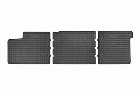 Tapis de voiture Volkswagen T5, fabrication 2003 - 05.2015, carrosserie van 2 ème file de sièges, avec cabine double | ETD00731