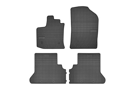 Tapis de voiture Dacia Dokker, fabrication 11.2012 - 09.2021, carrosserie van 1 et 2 ème file de sièges | ET542612