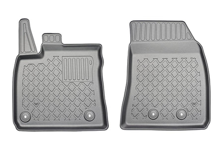 Tapis avec bords relevés Ford Transit Courier II, fabrication 06.2014 - présent, carrosserie van 2 places, ensemble complet pour sièges avant | 654056