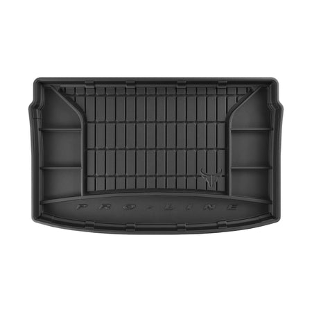 Tapis de coffre Volkswagen Polo VI, carrosserie berline, fabrication 10.2017 - présent, coffre supérieur, plancher variable en la position la plus haute | TM413160