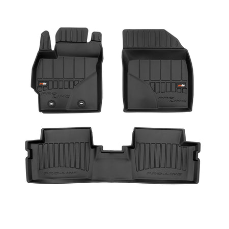 Tapis avec bords relevés Toyota Auris I, fabrication 01.2007 - 12.2012, carrosserie berline | 3D408708