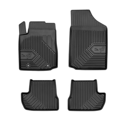 Tapis avec bords relevés Citroen C2, fabrication 2003 - 10.2009, carrosserie berline #1