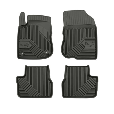 Tapis avec bords relevés Peugeot 208 I, fabrication 03.2012 - 05.2019, carrosserie berline #1