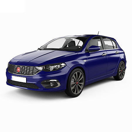 Protection de seuil de porte en acier inoxydable Fiat Tipo fabrication 01.2016 - présent, carrosserie berline
