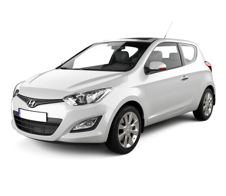 Protection de seuil de porte en acier inoxydable Hyundai I20 I fabrication 01.2009 - 11.2014, carrosserie berline