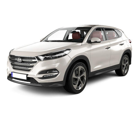 Protection de seuil de porte en acier inoxydable Hyundai Tucson III fabrication 07.2015 - 09.2020, carrosserie suv