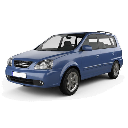 Tapis avec bords relevés Kia Carens I fabrication 07.2002 - 10.2006, carrosserie van