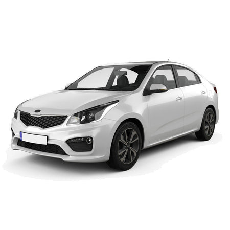 Protection de seuil de porte en acier inoxydable Kia Rio IV fabrication 02.2017 - présent, carrosserie berline