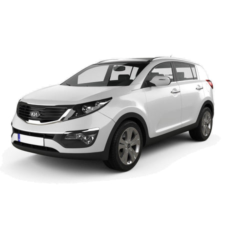Protection de seuil de porte en acier inoxydable Kia Sportage III fabrication 08.2010 - 12.2015, carrosserie suv