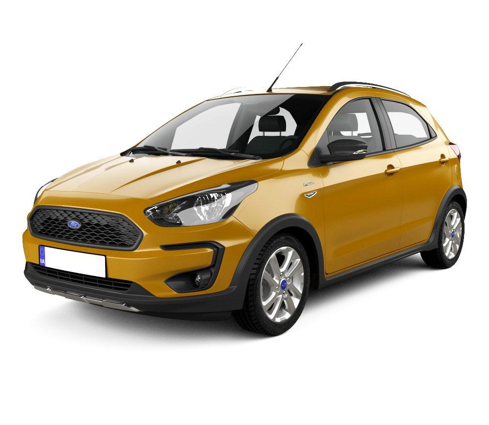 Protection de seuil de porte en acier inoxydable Ford KA+