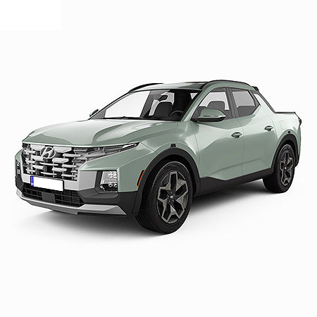 Protection de seuil de porte en acier inoxydable Hyundai Santa