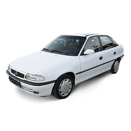 Moulures de carrosserie latérales Opel Astra F (Clasic I) fabrication 1992 - 1998, carrosserie sedán