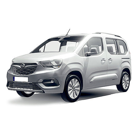 Protection de seuil de porte en acier inoxydable Opel Combo D fabrication 2012 - 12.2017, carrosserie van