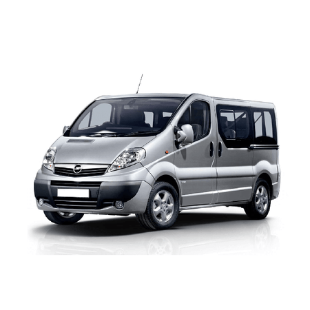 Protection de seuil de porte en acier inoxydable Opel Vivaro A fabrication 09.2001 - 08.2014, carrosserie van