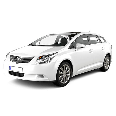 Protection en acier inoxydable pour pédale repos-pied Toyota Avensis III fabrication 01.2009 - 08.2018, carrosserie break