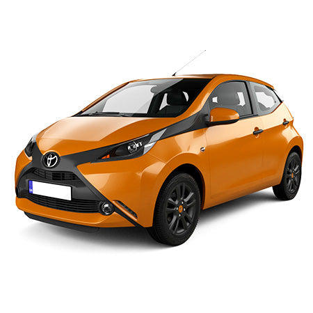 Protection en acier inoxydable pour pédale repos-pied Toyota Aygo II fabrication 07.2014 - 11.2021, carrosserie berline