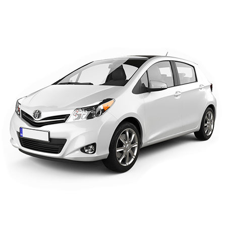 Protection en acier inoxydable pour pédale repos-pied Toyota Yaris III fabrication 09.2011 - 08.2020, carrosserie berline