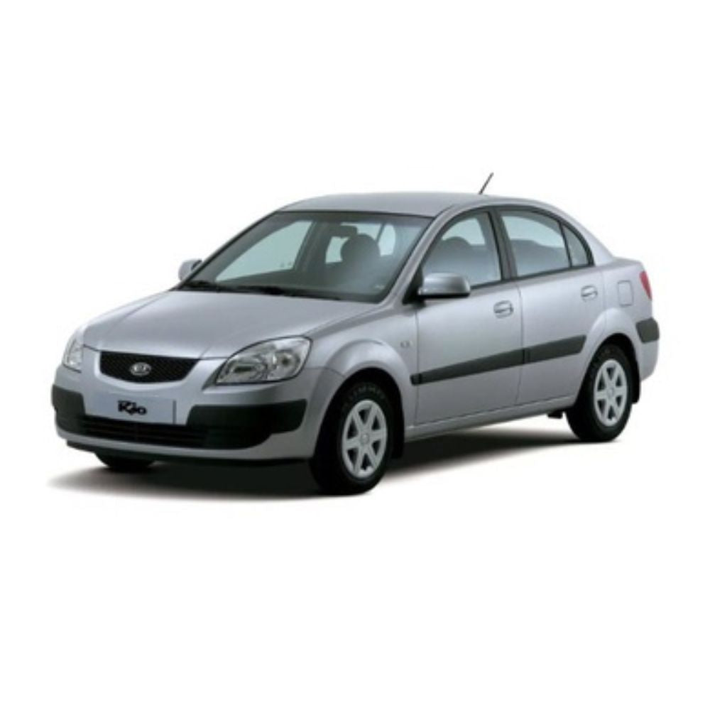 Protection de seuil de porte en acier inoxydable Kia Rio II fabrication 2005 - 2011, carrosserie sedán