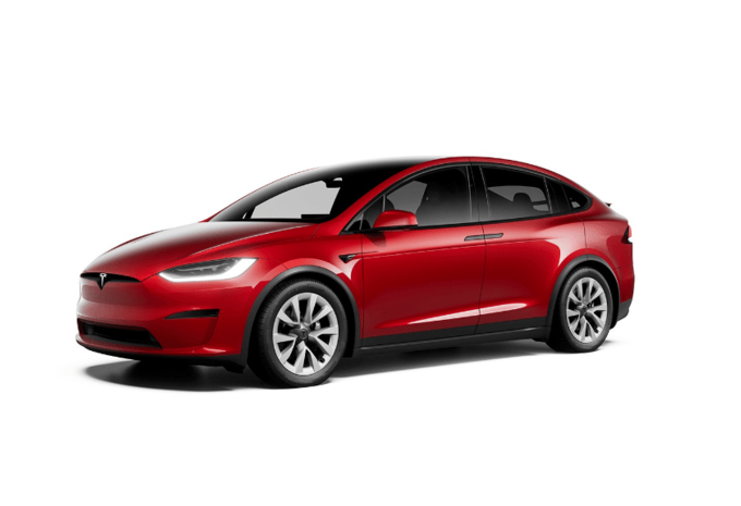 Tapis avec bords relevés Tesla Model X Facelift fabrication 01.2021 - présent, carrosserie suv
